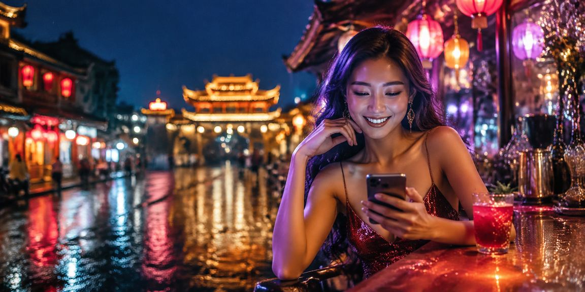 Điện thoại tại Huế hiển thị casino neon cho người dùng muốn duyệt danh mục trò chơi mới